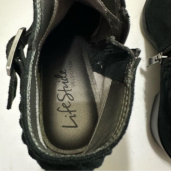 Lifestride Velocity 2.0 - black booties - women’s size 7W - Picture 6 of 11